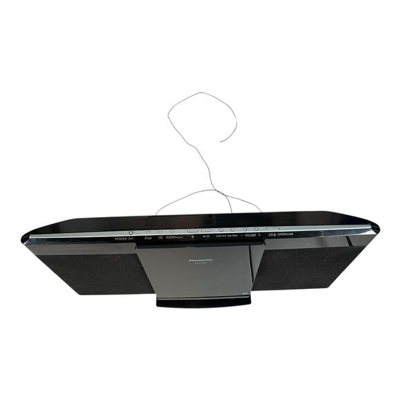 Panasonic SC-HE25 Single CD Player, IPOD Deck w/MP3, AM/FM Receiver Slim Vertica - Picture 10 of 14